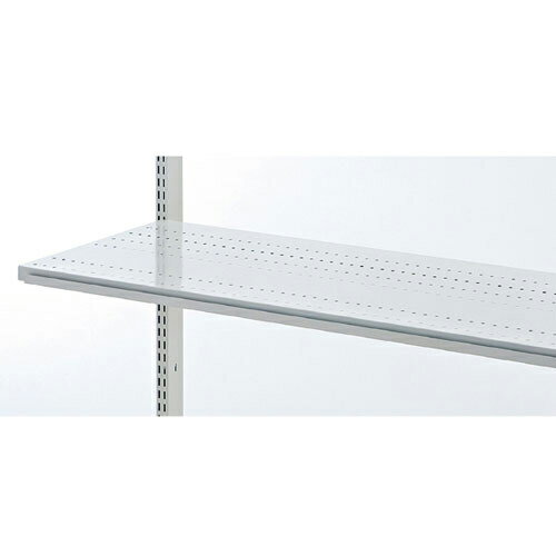 スチール棚 W120cmタイプ 棚のみ 溝あり D40cm 61-37-5-3 【システム什器 システムオプション スチール棚パーツ スチール棚 W120cmタイプ 棚のみ 溝あり】店舗什器 ディスプレー マネキン 装飾品 ラッピング