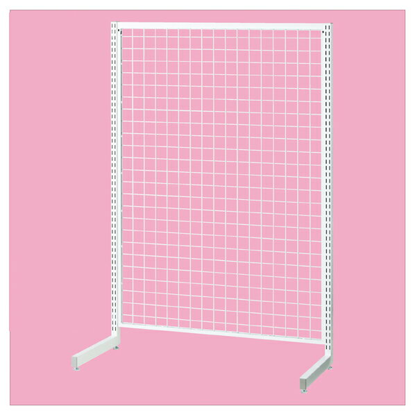 SR120強化型片面本体ホワイト H135cm 61-421-75-1 【 システム什器 SF強化型 本体 SF強化型 片面 W120cmタイプ ホワイト 本体 】