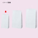 白無地(片つや) 9×5×17.5 100枚 61-305-2-1 【 ラッピング用品 紙袋 角底袋 角底紙袋 白無地 片つや) 】【店舗什器 小物 ディスプレー ギフト ラッピング 包装紙 袋 消耗品 店舗備品】(4)