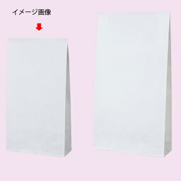 【まとめ買い10個セット品】白無地(片つや) 21×8×38.5 1000枚【 店舗什器 小物 ディスプレー ギフト ラッピング 包装紙 袋 消耗品 店舗備品 】