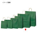 【まとめ買い10個セット品】カラー手提げ紙袋 グリーン 45×22×45.5 50枚 61-309-8-7 【 ラッピング用品 手提げ紙袋(無地) カラー手提げ...