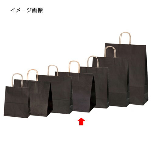 【まとめ買い10個セット品】カラー手提げ紙袋 ブラウン 34×22×32 50枚 61-309-9-4 【 店舗什器 小物 ディスプレー ギフト ラッピング 包装紙 袋 消耗品 店舗備品 】