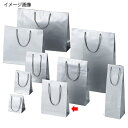 【まとめ買い10個セット品】ブライトバッグ シルバー 18.5×6.5×24 10枚【 店舗什器 小物 ディスプレー ギフト ラッピング 包装紙 袋 消耗品 店舗備品 】