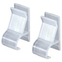 【まとめ買い10個セット品】樹脂製ネットスタンド用カードクリップ 2個 61-127-8-9 【 店舗什器 ネット什器 卓上ネット什器 樹脂製卓上ネットスタンド 】【 店舗 什器 ネット什器 展示 陳列 フレーム サービス ディスプレー 業務用 】