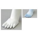 【まとめ買い10個セット品】マネキン 靴下トルソーオプション 5本指パーツ1個婦人用【本体別売】 61-188-5-7 【 演出・ディスプレイ用品 その他ボディ ソックス・靴下用トルソー ソックス用ディスプレイ 白 】