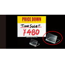 【まとめ買い10個セット品】カードスタンド W5cm 100個【 店舗什器 小物 ディスプレー 店舗備品 】