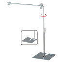 【まとめ買い10個セット品】ポップスタンド L型クリップスタンド クロームメッキ【 サイン・掲示用品 卓上ポップスタンド L型ポップスタンド 】【 販促用品 デ...