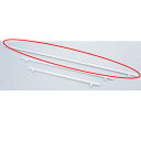 【まとめ買い10個セット品】樹脂製ポスターハンガー W90cm 白 5本組 61-233-1-3 【 販促用品 ポスター・のぼり用器具 ポスター・タペストリー用...
