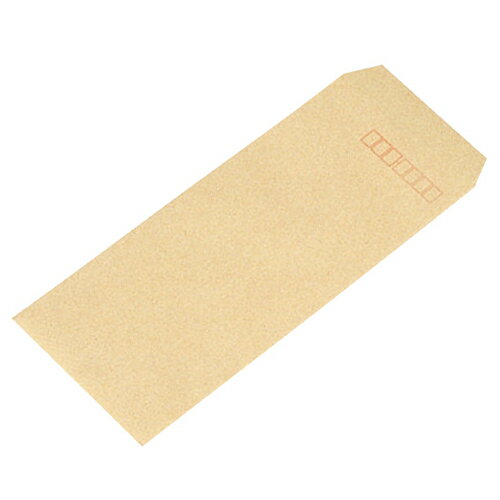 クラフト封筒 長4 100枚 61-335-15-1 【 店舗什器 小物 ディスプレー 店舗備品 文具 消耗品 】