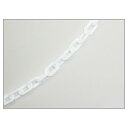 【まとめ買い10個セット品】 ガイドポール用樹脂チェーン 120cm 白 61-377-3-3 【メーカー直送/代金引換決済不可】【店舗什器 フードコート 並ぶ...