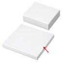 【まとめ買い10個セット品】 フェザーケース ホワイト 19.4×18.4×2.6cm 6個 61-661-57-6