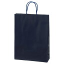 マットバッグ ネイビー 32×11×43 10枚 61-314-13-4 【 ラッピング用品 紙袋 手提げ紙袋(無地) 紐付き紙袋マットバッグ 】【店舗備品 包...
