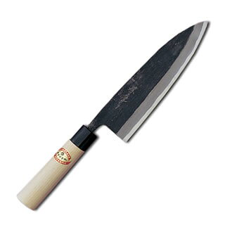 ●商品名:堺孝行 タタキ出刃包丁(黒) 片刃 16.5cm●刃渡:165mm※刃物類の金属製品は水洗いをした後、濡れたままで放置すると錆や水アカが発生しますので使用後はふきん等で水気を取り、風通しの良いところで乾燥させて下さい。●商品名:堺孝行 タタキ出刃包丁(黒) 片刃 16.5cm●刃渡:165mm※刃物類の金属製品は水洗いをした後、濡れたままで放置すると錆や水アカが発生しますので使用後はふきん等で水気を取り、風通しの良いところで乾燥させて下さい。◆関連ジャンル厨房用品&nbsp;›&nbsp;料理道具&nbsp;›&nbsp;包丁・砥石・まな板&nbsp;›&nbsp;包丁　堺孝行●商品名:堺孝行 タタキ出刃包丁(黒) 片刃 16.5cm●刃渡:165mm※刃物類の金属製品は水洗いをした後、濡れたままで放置すると錆や水アカが発生しますので使用後はふきん等で水気を取り、風通しの良いところで乾燥させて下さい。◆関連ジャンル厨房用品&nbsp;›&nbsp;料理道具&nbsp;›&nbsp;包丁・砥石・まな板&nbsp;›&nbsp;包丁　堺孝行【2018PO】【古より伝わる堺の名刀 堺孝行刃物】 古来から権威の象徴とされてきた日本刀。厳選された鋼を幾重にも折り重ね鍛え上げた刃心は最高の切れ味と輝きを放ち魂が宿ると伝えられています。日本の和包丁とはまさに日本刀の流れを引き継いだ世界に誇れる芸術品でもあります。細部に渡る仕上げのクオリティーは上質な包Tを作り出す職人のプライドでもあり先代より脈々と受け継がれてきた伝承の技でもあります。世界に類をみない独自の形状を持つ和包丁は魚や野菜など異なった食材を切る為に生み出された刃物であり繊細な日本料理には欠かす事の出来ない包丁です。600年の歴史を持つ堺刃物の伝統を守り続ける堺孝行ブランドをぜひ一度お手にとり世界に誇れる匠の技に触れて頂く事をスタッフー同願っております。Japanese swords have been a status symbol from ancient times. The core blade is forged by folding selected steel many times and features supreme sharpness and brilliance; it is has been said that the human soul dwells in the sword.Japanese knives are actually works of art descended from Japanese swords, and we proudly present them to the world. The quality of meticulous workmanship represents the pride of masters who create quality knives, and the quality is ensured by traditional skills that have been continuously inherited from their predecessors. Japanese knives have their own unprecedented shapes and are without parallel in the world as knives created for cutting different foods, including fishes and vegetables, and are vital for delicate apanese dishes. All of our staff members wish that you would pick up the Sakai Takayuki brand products which maintain the traditional skills of Sakai's Japanese knives and demonstrate the skills of world class masters. お祭り・イベント機器の激安販売 お祭り・スポーツイベント・フェスティバル・学校・幼稚園・保育園・子供会・体育祭・文化祭などの行事や模擬店、地域のお祭り・イベントで活躍の催事用アイテムを取り揃えています。展示会、オフィスの備品としてもお勧めです。設備がそろっていればもちろんご家庭でもご利用が可能です。