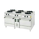 コメットカトウ ガスレンジ XYS両面タイプ D=900 レンジタイプ 1500×900×850 XYS-1590 LPG(プロパンガス)【メーカー直送/後払い...