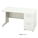【まとめ買い10個セット品】オフィスデスク 片袖デスク XEHH107G-WH ホワイト 1台 ナイキ 【メーカー直送/代金引換決済不可】【開業プロ】