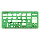 【まとめ買い10個セット品】 クラウン テンプレート CR-TN751-G 1枚【メイチョー】