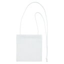 【まとめ買い10個セット品】 ソニック カラーイベント吊り下げ名札 VN-371-W 白 50枚【メイチョー】
