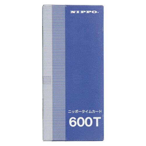 NIPPO タイムカード/インクリボン 600T 1箱【メイチョー】 NIPPO タイムカード/インクリボン 600T 1箱【メイチョー】