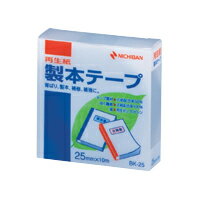 【まとめ買い10個セット品】 ニチバン 製本テープ〈再生紙〉 BK-2510 銀 1巻【メイチョー】