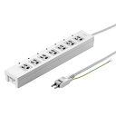 【まとめ買い10個セット品】サンワサプライ 電源タップ TAP-F37-5CLZ 1個一括集中スイッチで7個口まとめてON・OFF可能。一括集中スイッチには通電...