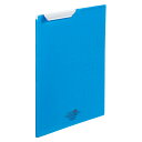 【まとめ買い10個セット品】リヒトラブ AQUA DROPs クリップファイル F-5067-8 青 1枚【メイチョー】