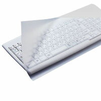 エレコム キーボードカバー PKU-FREE1 1枚粘着テープ不要。フリーカットでキーボードをガード