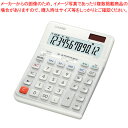人間工学電卓 デスクタイプ DE-12DWE-N カシオ ホワイト 【メイチョー】(2)