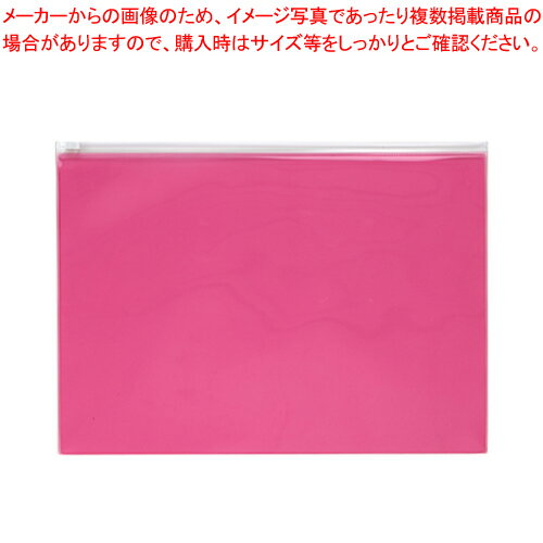 【まとめ買い10個セット品】クリヤーソフトケース ファスナー付 A4 赤 CR-CFA4-R アカ 1枚【メイチョー】