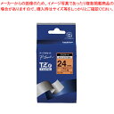 【まとめ買い10個セット品】TZテープ 24mm 蛍光橙 TZE-B51 Kダイダイ 1個【メイチョー】