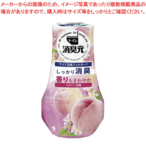 【まとめ買い10個セット品】トイレの消臭元 白桃 400ml 281119 1個【メイチョー】