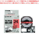 【まとめ買い10個セット品】「テプラ」PROテープカートリッジ キレイにはがせるラベル SC24RE 1個【メイチョー】