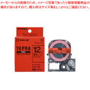 【まとめ買い10個セット品】テプラPROテープ 蛍光色 SK12R アカ 1個【メイチョー】