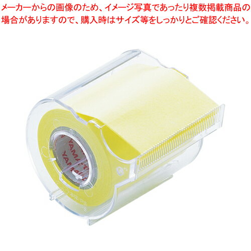 メモックロールテープ 本体 NOR-50CH-1 キ 1個【会社 オフィス 事務 現場 文房具 紙テープ ふせん メモ..