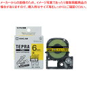 【まとめ買い10個セット品】テプラPROテープ 強粘着ラベル SC6YW キイロ/クロ 1個【メイチョー】