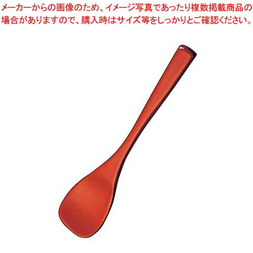 【まとめ買い10個セット品】 木製 本漆 デザートスプーン 小 朱 全長115(08323)【メイチョー】