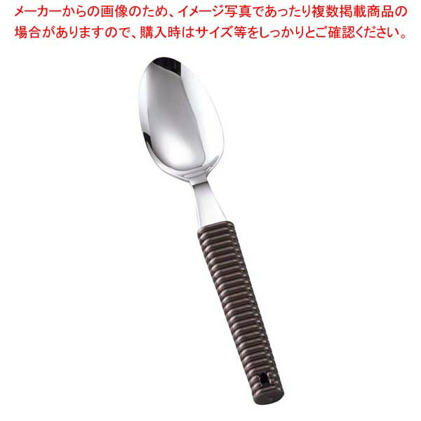 【まとめ買い10個セット品】 18-8 味道楽 デザートスプーン ブラウン【メイチョー】