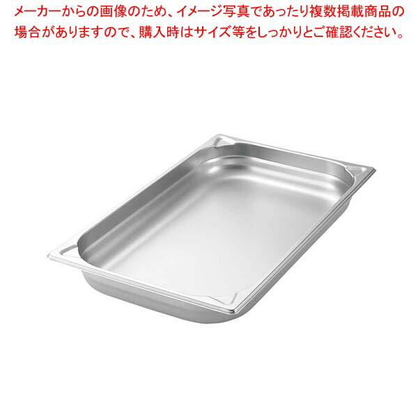 【まとめ買い10個セット品】 プロシェフ 18-8 GNパン補強重なり防止付 1/6 100mm【メイチョー】