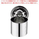 【まとめ買い10個セット品】UK 18-8 キッチンポット 目盛付 10cm 手無【 キッチンポット 丸型 】【メイチョー】