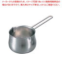 【まとめ買い10個セット品】18-8 ミルクパン(目盛付)13.8cm 1.3L ワイヤーハンドル【メイチョー】(3)