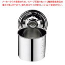 【まとめ買い10個セット品】UK 18-8 キッチンポット 目盛付 11cm 手無【 キッチンポット 丸型 】【メイチョー】