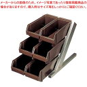 EBM オーガナイザー 3段2列(6ヶ入)クリア【メイチョー】
