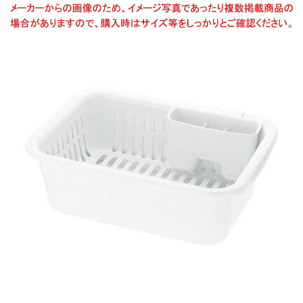 【まとめ買い10個セット品】シェリー 水切りセット M ホワイト【メイチョー】