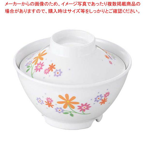 【まとめ買い10個セット品】メラミン食器 花束(ブーケ)ごはん丼(身)大 BU-57A【メイチョー】
