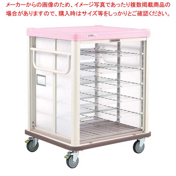 エレクター COO常温配膳車 シャッター式 リフトタイプ JCSL20SP シュガーピンク【メイチョー】