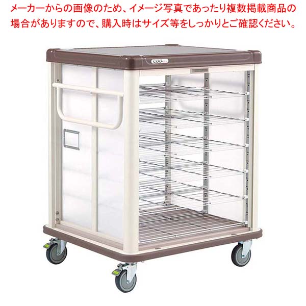 エレクター COO常温配膳車 シャッター式 リフトタイプ JCSL20CB カフェブラウン【メイチョー】