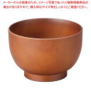 【まとめ買い10個セット品】耐熱3.4寸玉姫木目汁椀 総ブラウン 1001054【メイチョー】
