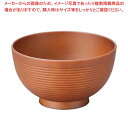耐熱4寸若狭千筋汁椀 総ブラウン 1000139【メイチョー】(3)