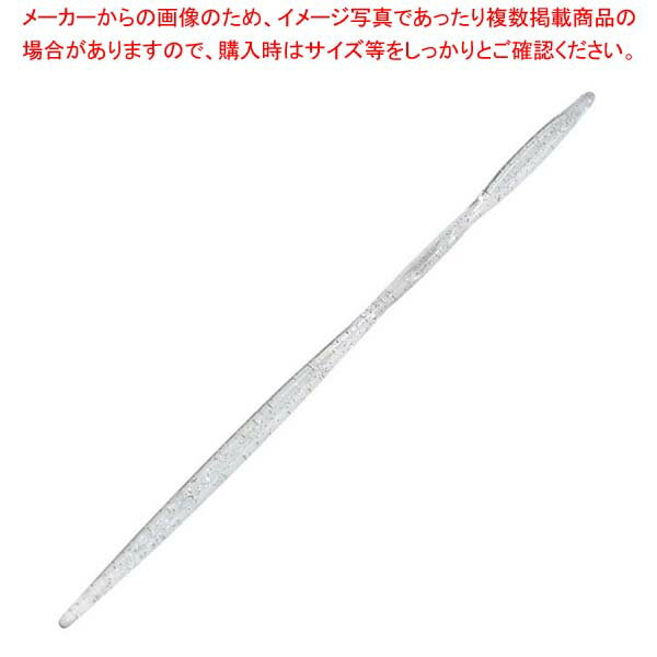 【まとめ買い10個セット品】シンビ POPが挟めるラメ入りマドラー(5本入)クリア M-999【メイチョー】