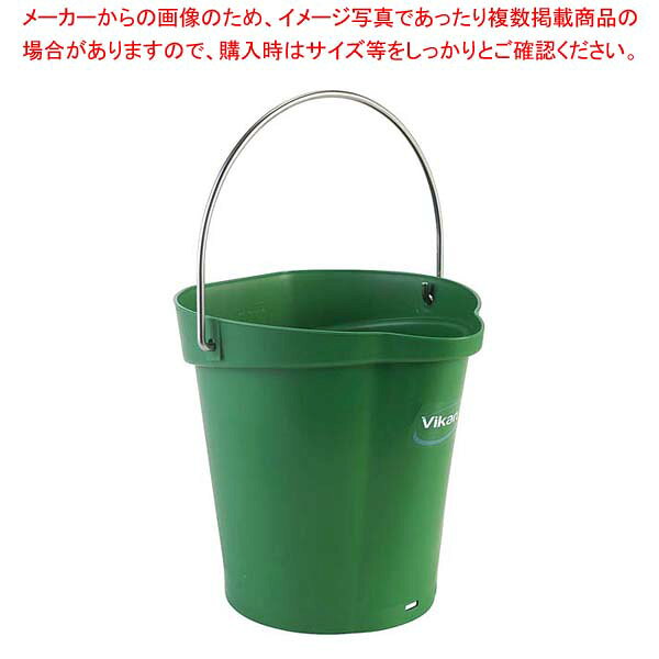 乐天商城 - 【まとめ買い10個セット品】ヴァイカン ハイジーンバケット 6L 本体 56882 グリーン【メイチョー】