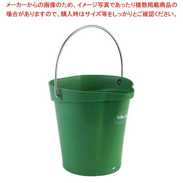 Other - 【まとめ買い10個セット品】ヴァイカン ハイジーンバケット 20L 本体 56922 グリーン【メイチョー】